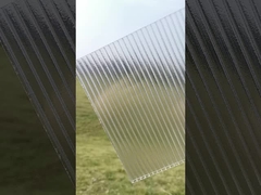 80%-95% de transmisión de luz Sábana de sol PC Sábana en relieve para refugio de la estación de autobuses