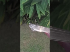 8-16mm PC Profile tapa rápida hacia arriba y hacia abajo hebilla Para la hoja de policarbonato