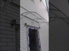 Acero sólido de policarbonato Techo de ventana DIY dosel