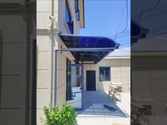 Techo de policarbonato autolimpiante con protección UV y marco de aleación de aluminio