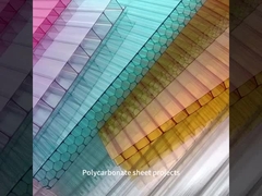 Hojas de techado de policarbonato de paredes múltiples para el exterior de espesor 4 mm-20 mm