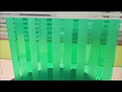 Hojas onduladas de policarbonato verde