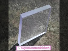PC-122M Hoja transparente de policarbonato sólido de 1,5-15 mm de espesor con certificación RHOS