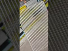 Lámina hueca de policarbonato cristal de 6 mm para techado