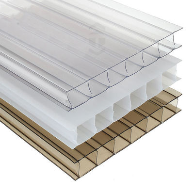 Hojas de techado de policarbonato de paredes múltiples para el exterior de espesor 4 mm-20 mm
