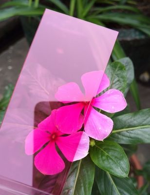 2.1m de ancho Rosa de policarbonato PC hoja sólida con 0,6 mm-18 mm de espesor