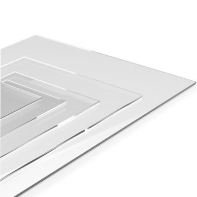 Hoja de macrolón de plástico de policarbonato para decoración arquitectónica 1,6 mm-1,8 mm