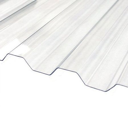 Panel de techo UV corrugado de 10 mm para invernadero 100% Virgin Bayer