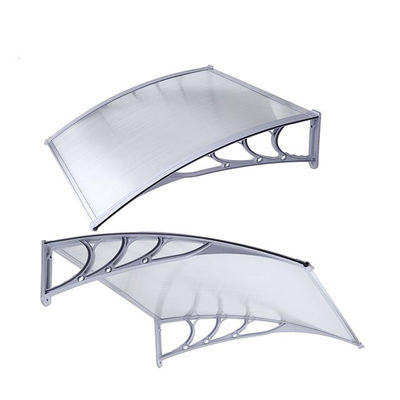 Protección solar manual de policarbonato Puerta de ventana Awning Canopy Sheet autolimpia