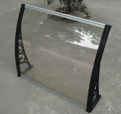Canopy de toldo de policarbonato con marco de plástico o aluminio con certificación CE