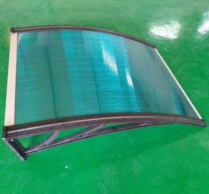 Certificación CE Hoja de policarbonato Canopy de toldo de ventanas Diseño personalizado