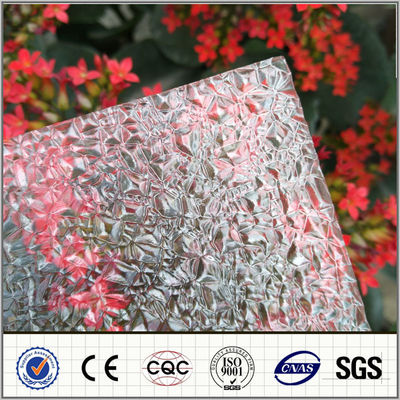 Hojas de diamante de policarbonato 100% Virgin Bayer Sun, hojas en relieve con 35J / M