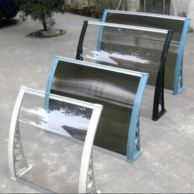 1200 mm de longitud de la ventana del balcón Toldo con plástico transparente y fácil de instalar