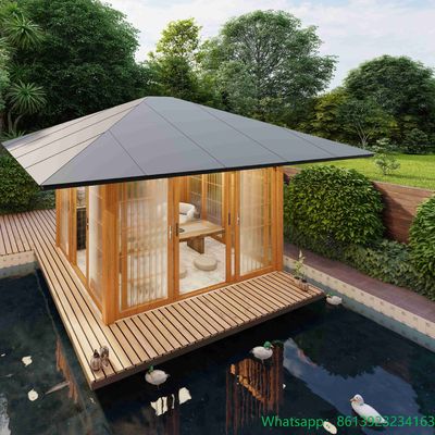 Un buen precio. El Pabellón de Aluminio al Estilo de Sala de Té Japonesa Descubre la Belleza y la Funcionalidad en línea