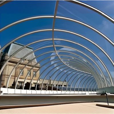Hojas sólidas de policarbonato a prueba de impacto para toldo de techo de edificios flexibles