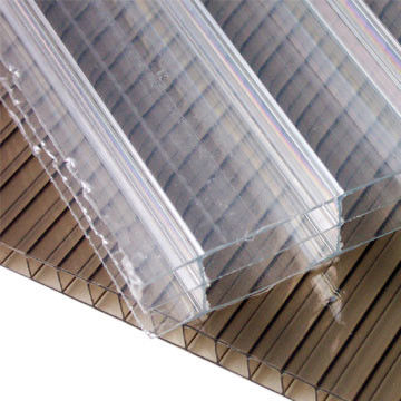 Covestro Anti niebla Anti UV Policarbonato PC de pared triple Panel hueco para invernadero