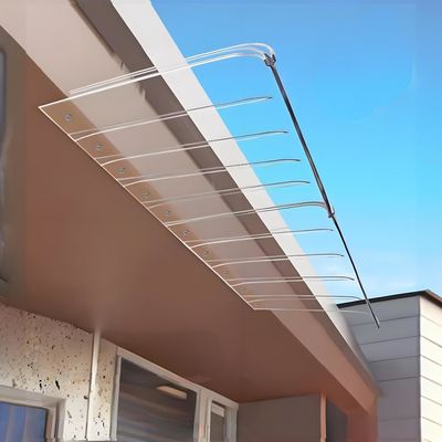 Tela de policarbonato de PC transparente e invisible para bricolaje