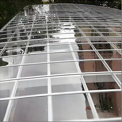Resistente a la intemperie 1.2g/Cm3 hojas de techo de policarbonato sólido con anti-UV