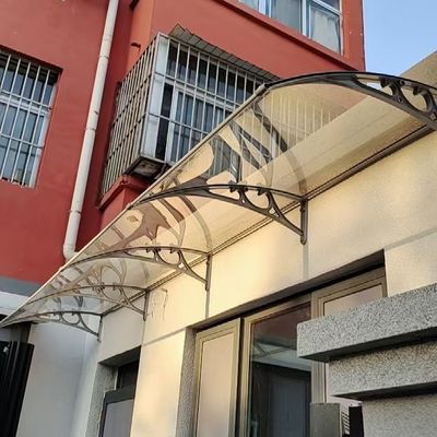 Obtenga la mejor protección para su puerta con soporte de aluminio PC telón de hoja sólida resistente al clima amp Diseño versátil