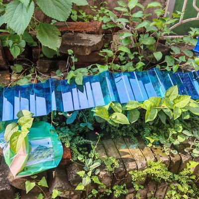 0.8mm a 2.8mm Blue Corrugate PC Board para techos y dosel resistentes a las condiciones climáticas