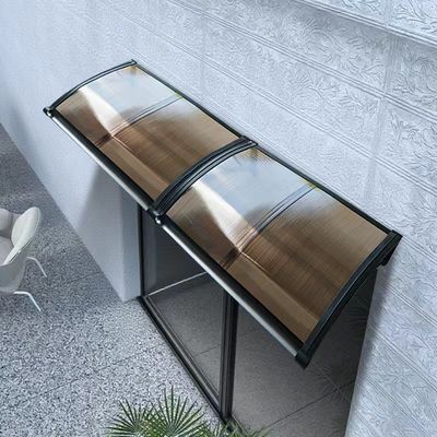 Un buen precio. Bronze Easy Assembly amp Installation DIY Polycarbonate Awning with Plastic Frame amp Integrated Gutter System en línea