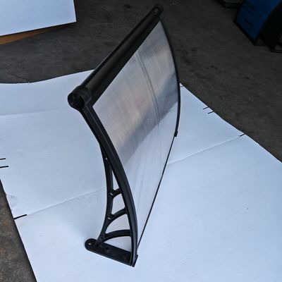 Clear Easy Assembly amp Installation Plastic Frame amp Polycarbonate Panels Canopy with Integrated Gutter and Gutter System