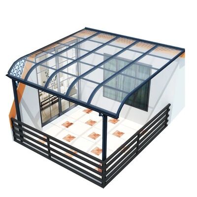 Un buen precio. Material de vela de policarbonato DIY Toldo de policarbonato que proporciona una transmisión de luz del 20 al 90 por ciento Gran elección para toldos en línea