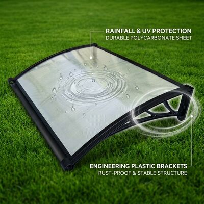 Un buen precio. Largo del soporte 1000mm Canopy PC con 5.0mm PC Hole Sheet o PC Solid Sheet perfecto para aplicaciones industriales en línea