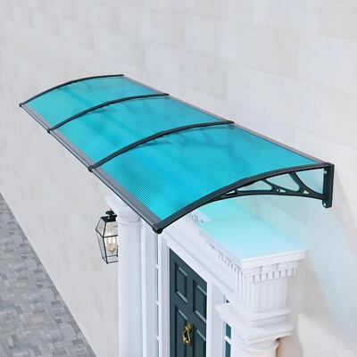 Un buen precio. Perfil de aluminio Piezas de conexión Toldo de ventana de policarbonato Operación manual Hoja sólida de 2,5 mm o hoja hueca de 5,0 mm Durable Resistente a la intemperie en línea