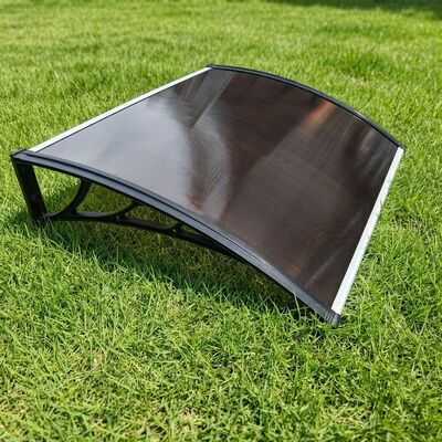 Un buen precio. Tienda de vidrio marrón de policarbonato con soporte de plástico o aluminio diseñado para proporcionar una protección duradera y un atractivo estético mejorado en línea